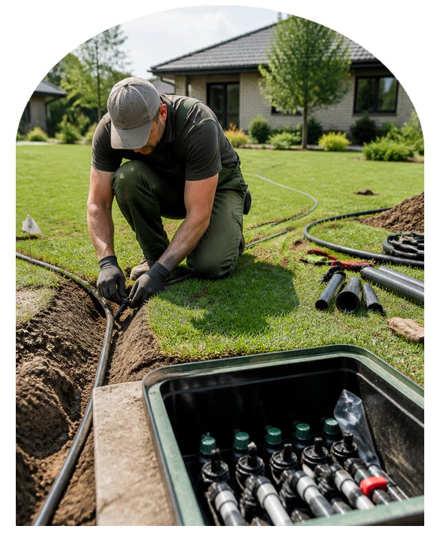 Монтаж автополива в Слободской по цене от 5153 р. | Метпроект-Слб